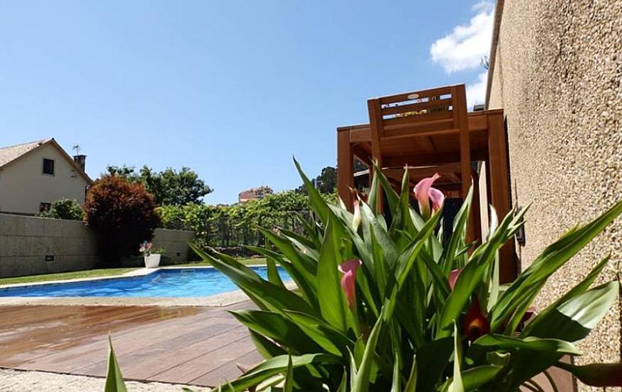 Villa Casa Piscina Boleros Combarro Esterno foto